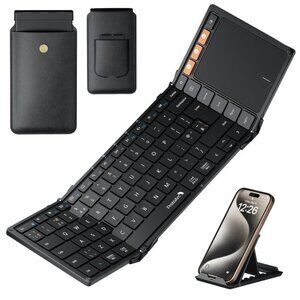 ProtoArc XK01 TP Foldable Bluetooth Keyboard | Touchpad | Portable Keyboard